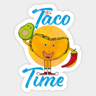 Taco time Sticker